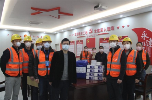 【防疫复工两手抓】尊龙凯时人生就是博z6com集团所属杭安公司领导赴之江实验室一期工程—园区工程（西区）机电安装项目部调研检查疫情防控和复工工作